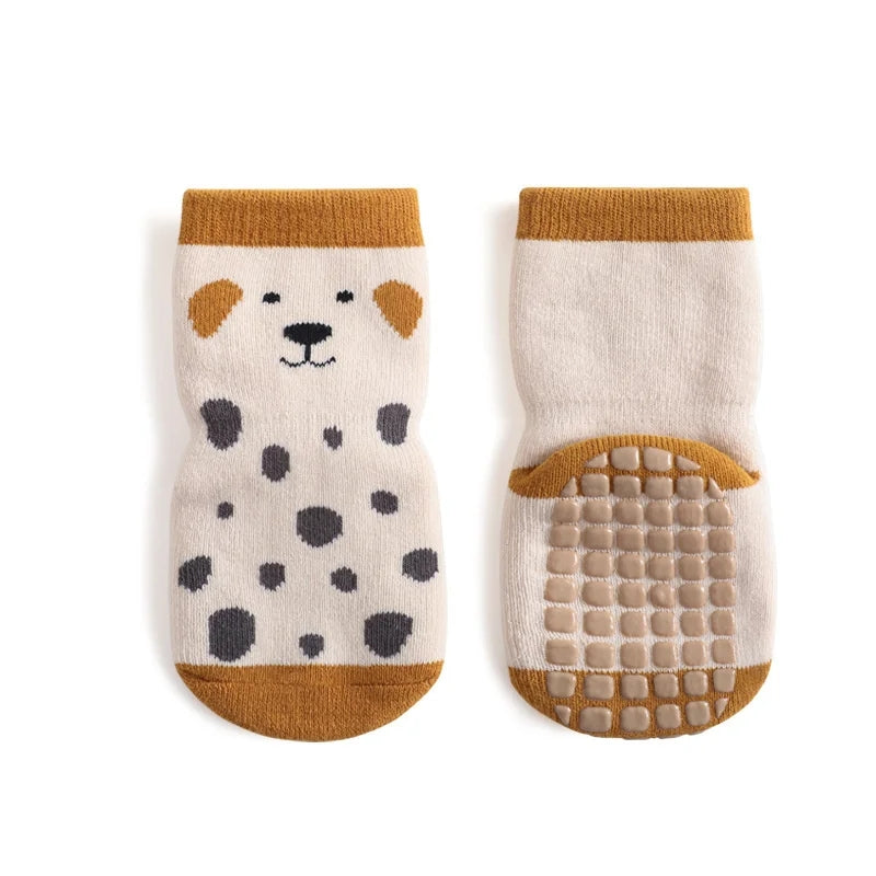 Non Slip Winter Socks - Woodland (5 Pack)