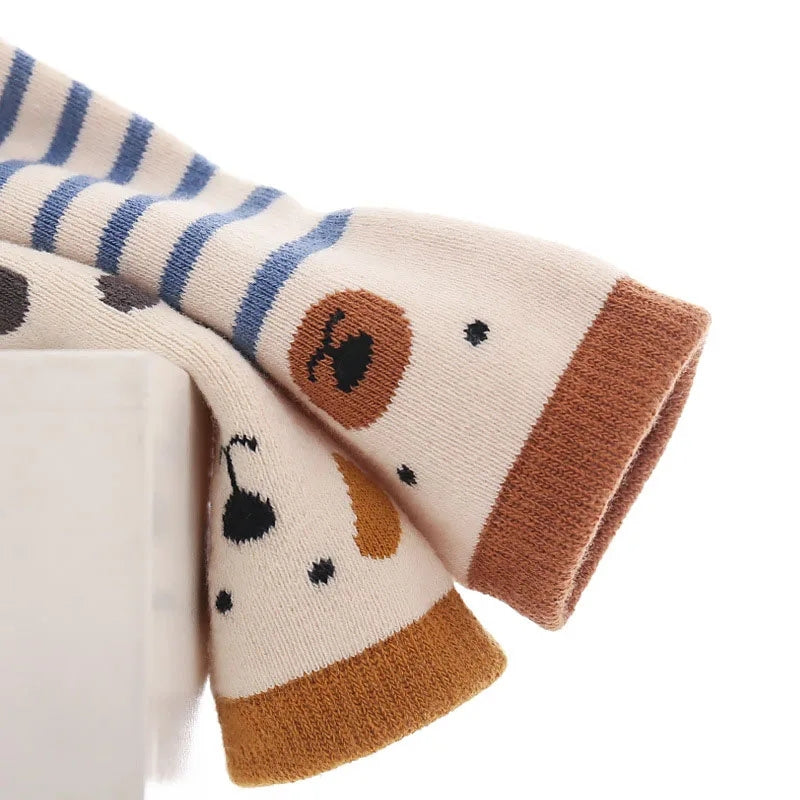 Non Slip Winter Socks - Woodland (5 Pack)