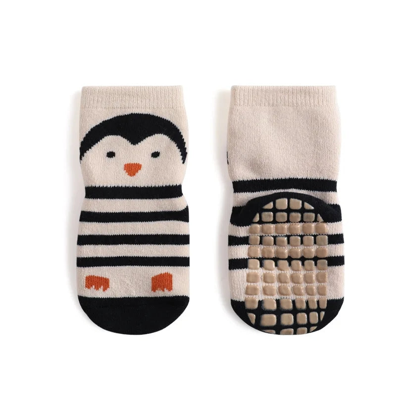Non Slip Winter Socks - Woodland (5 Pack)