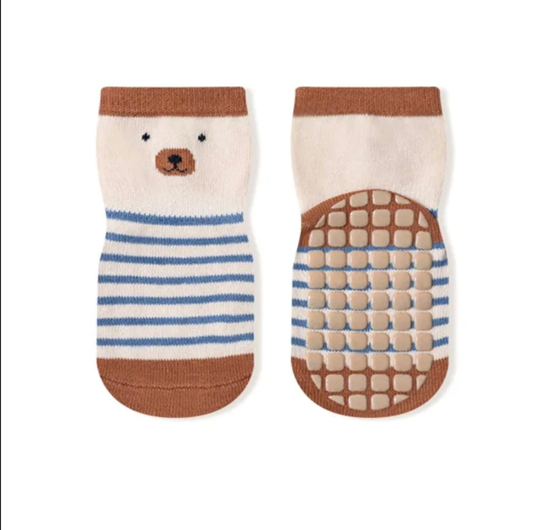 Non Slip Winter Socks - Woodland (5 Pack)