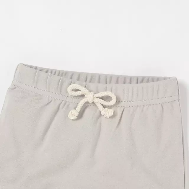 Grey baby leggings drawstring