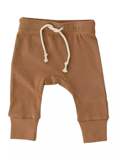 Brown baby leggings