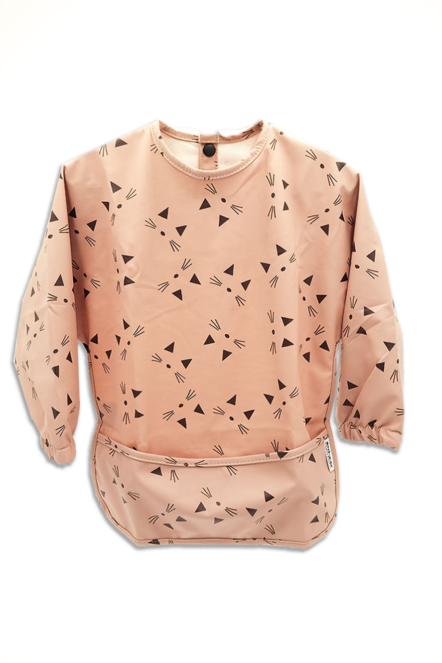 long sleeve baby bib