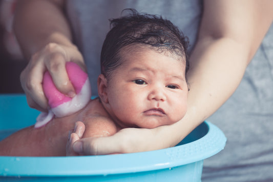 Cognitive and emotional benefits of baby bath time