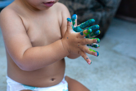 Sensory play: What is it, and why letting your baby get messy is important