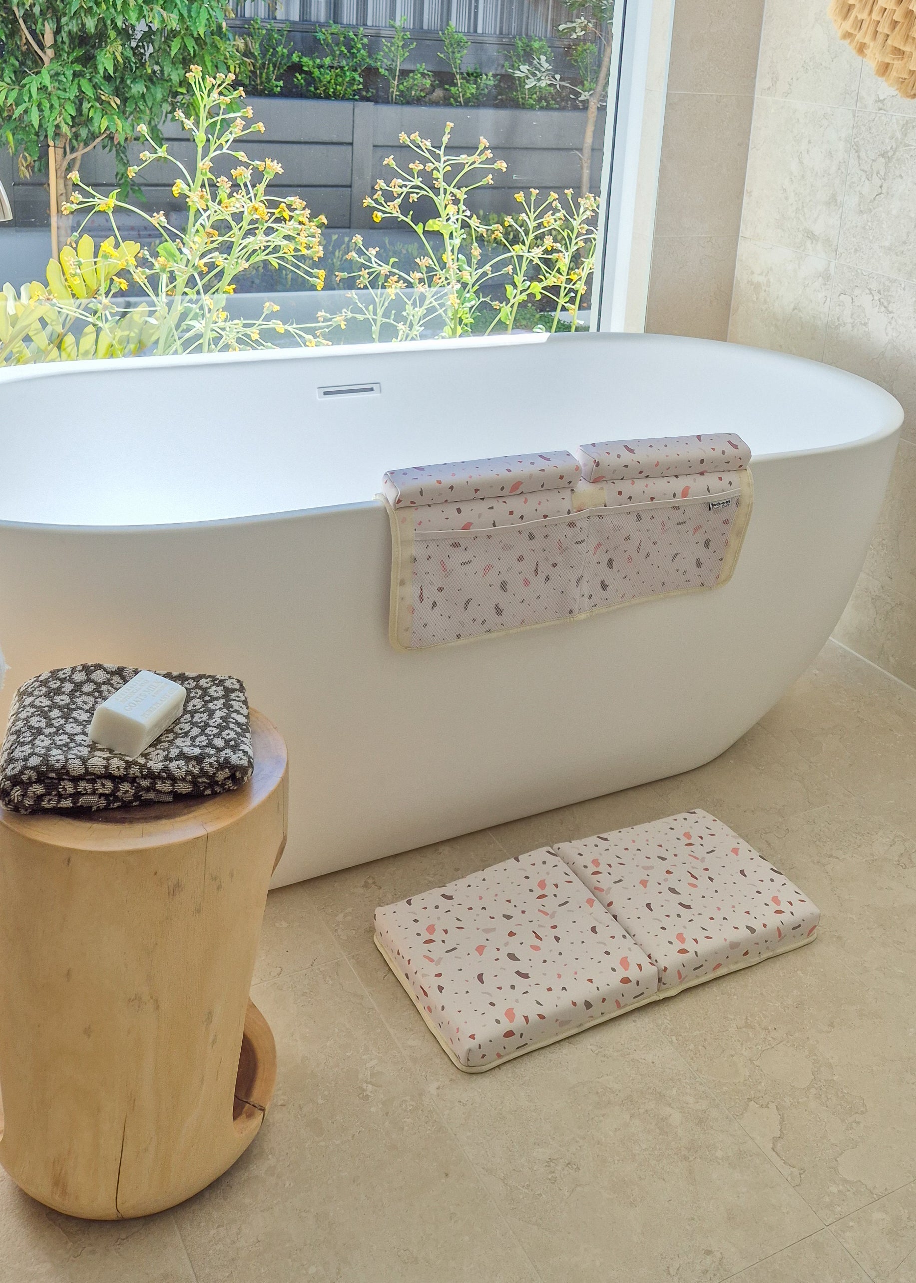 Baby Bath Kneeler & Elbow Rest Pad Set