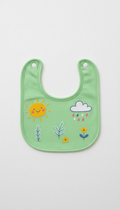 Snap Bib With Whimsical Illustrations