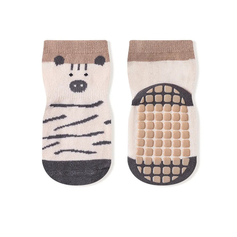 Non Slip Winter Socks - Woodland (5 Pack)