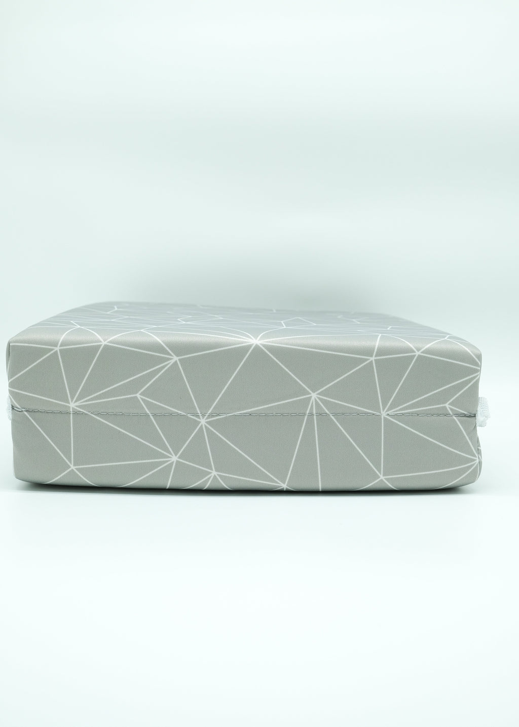 Baby Bath Kneeler and Elbow Rest Pad | Comfortable Bath Time Support for Parents - Geometric Grey (Narrow Edge Baths)