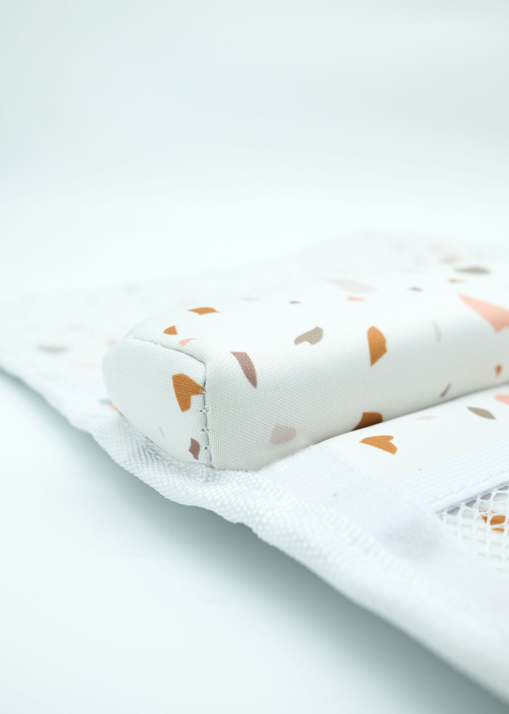 Baby Bath Kneeler and Elbow Rest Pad | Comfortable Bath Time Support for Parents - Terrazzo (Narrow Edge Baths)