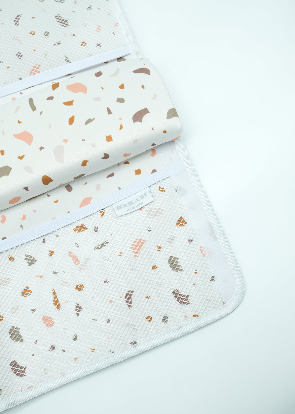 Baby Bath Kneeler and Elbow Rest Pad | Comfortable Bath Time Support for Parents | Terrazzo