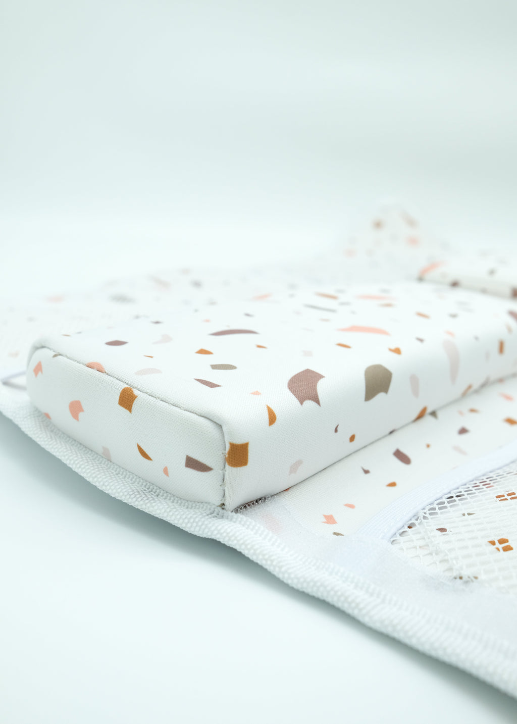 Baby Bath Kneeler and Elbow Rest Pad | Comfortable Bath Time Support for Parents | Terrazzo