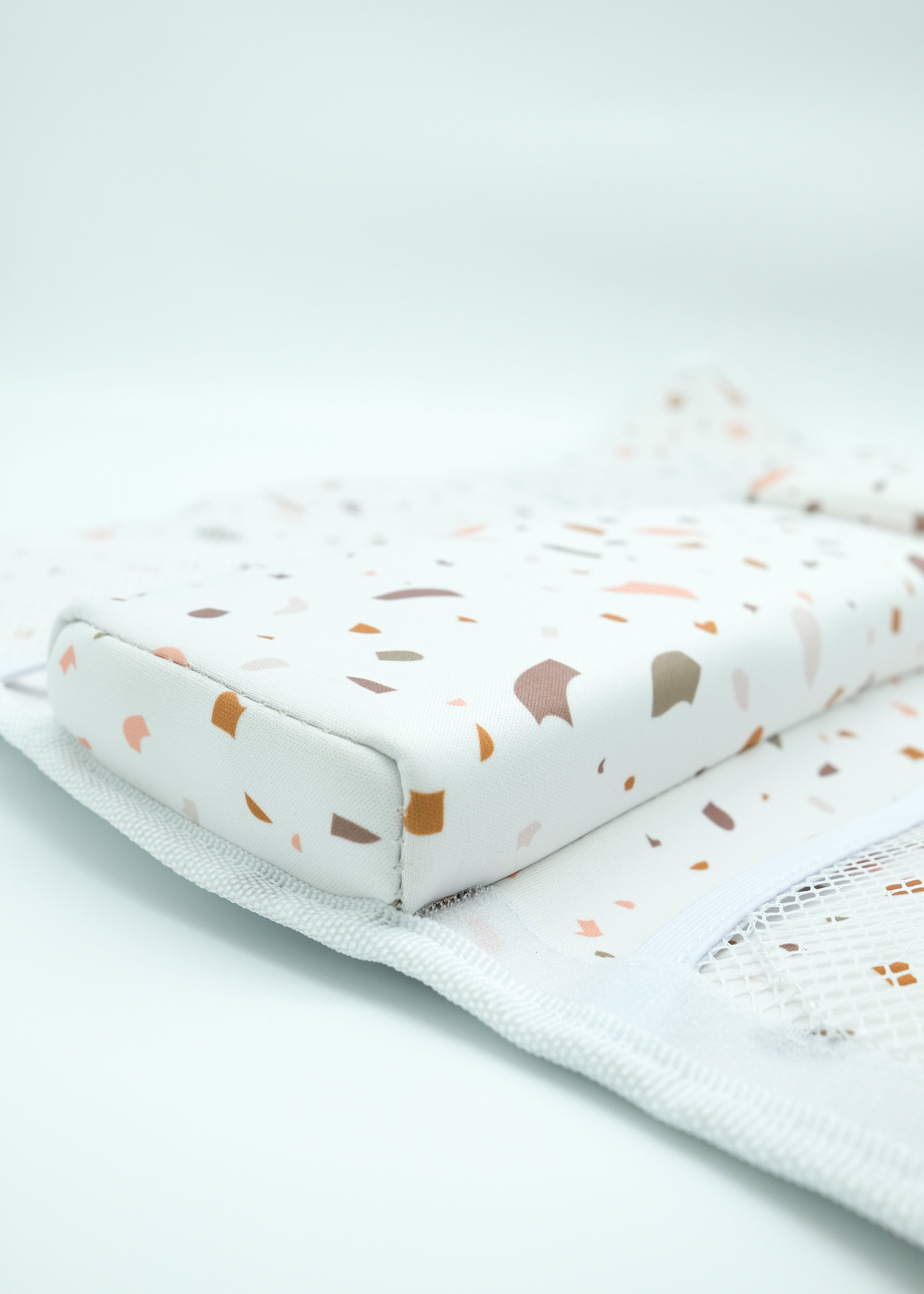 Baby Bath Kneeler and Elbow Rest Pad | Comfortable Bath Time Support for Parents | Terrazzo