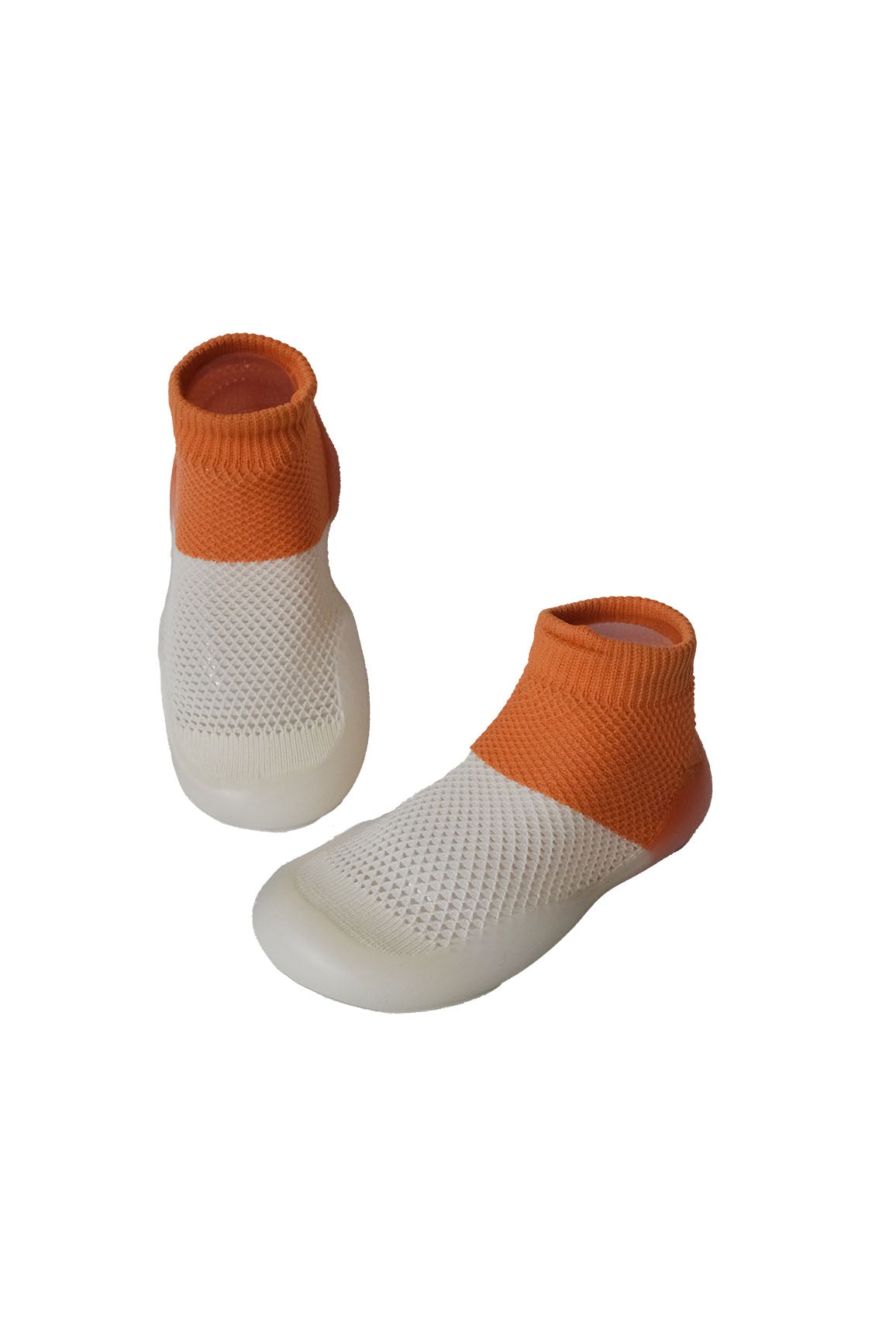 Miniflex Orange Mesh - Flexible Baby Walking Shoes