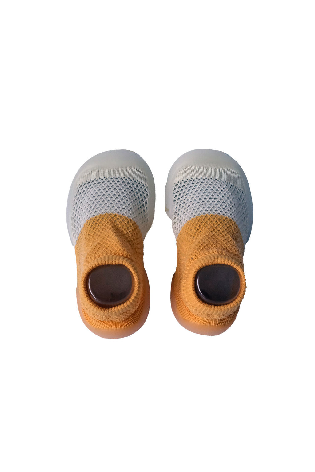 Flexible Baby Walking Shoes | Non-Slip First Walker Shoes Australia - Yellow Mesh