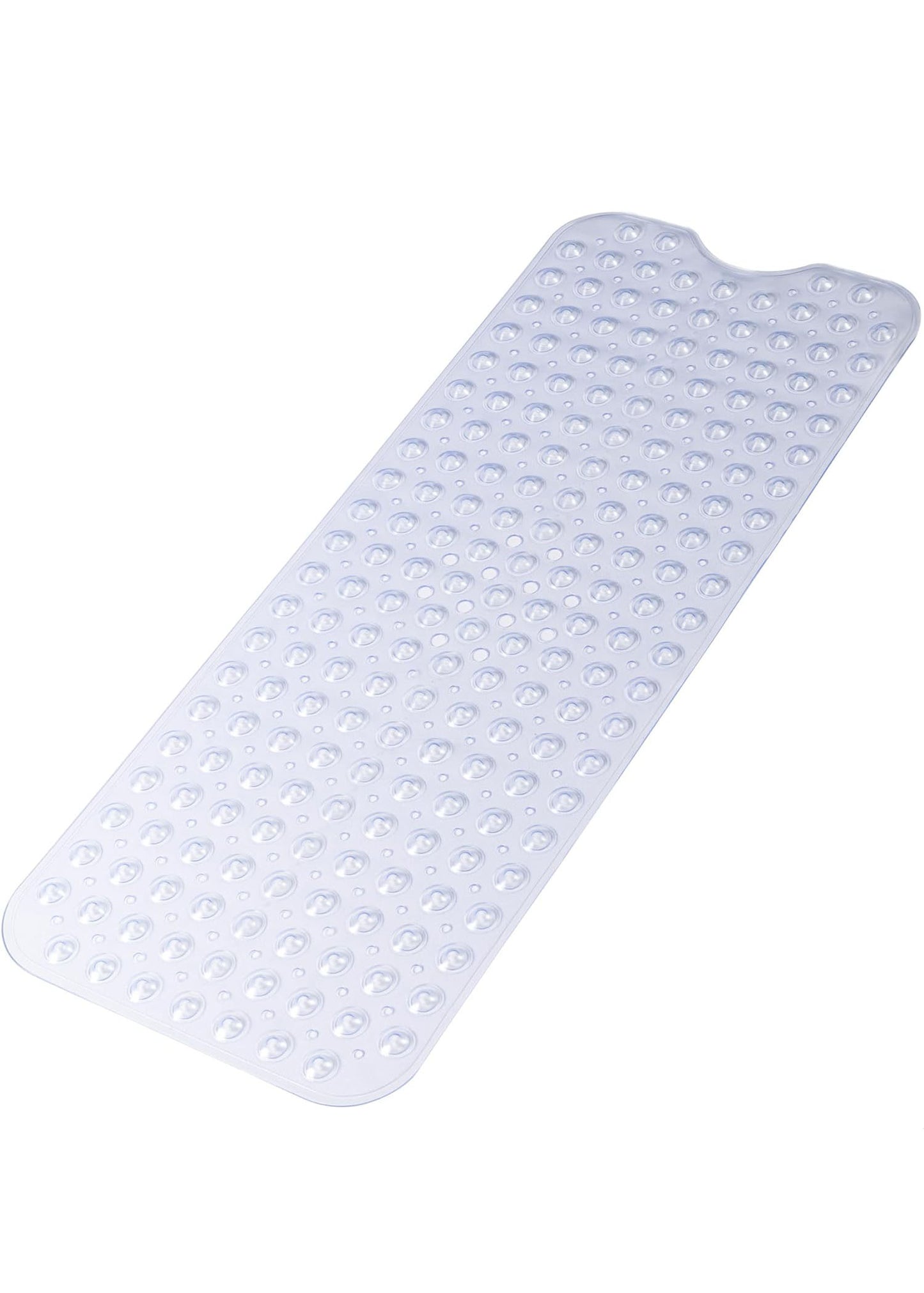 non slip bath mat with strong suction transparent