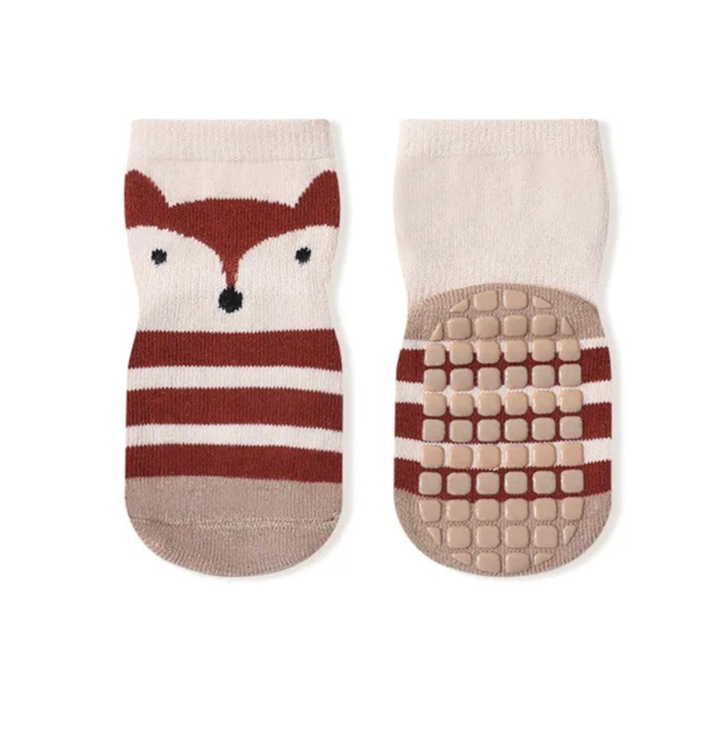 Non Slip Winter Socks - Woodland (5 Pack)