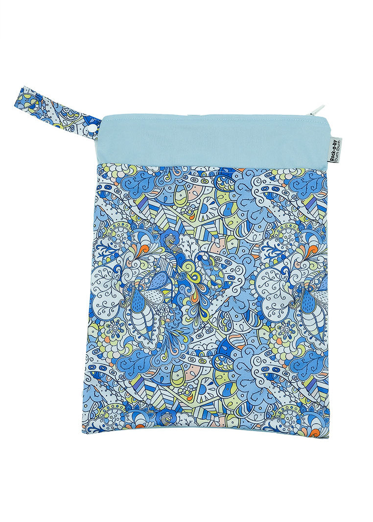 Swim Nappy and Wet Bag Set - Paisley