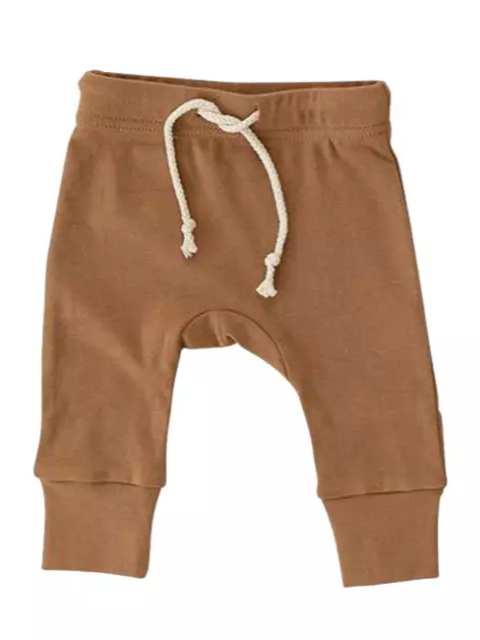 Brown baby leggings 