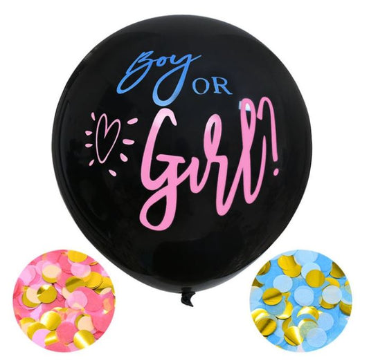 Baby Gender Reveal Giant Balloons (90cm)