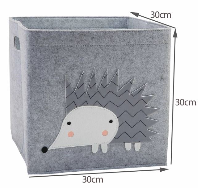 Kids Cube Storage Basket - Echidna