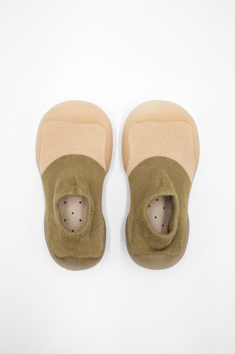 Khaki Flexible Baby Walking Shoes