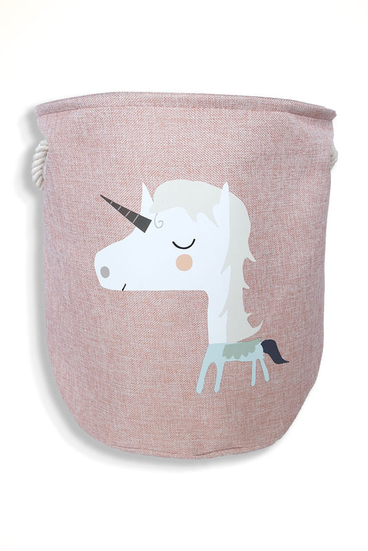 Toy or laundry storage baskets. unicorn design.