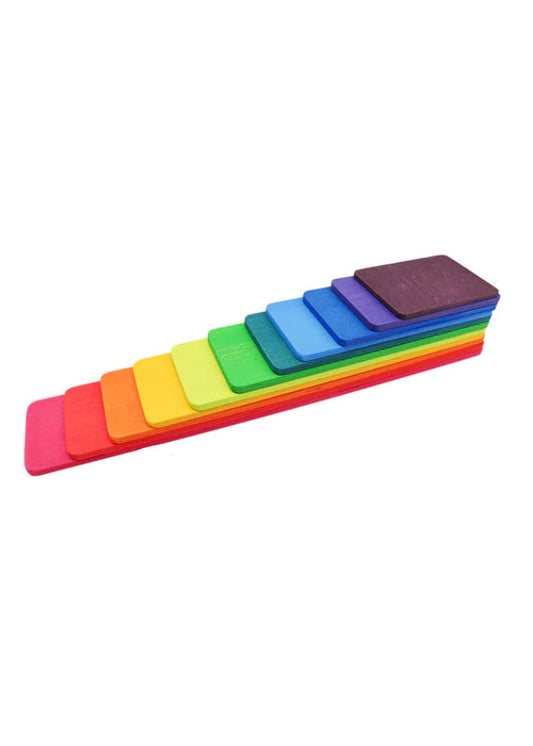 Wooden Rainbow Planks