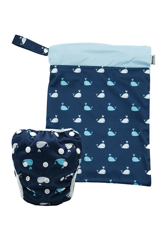 Baby Swim Nappy and wet bag set